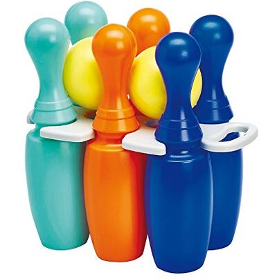 Ecoiffier Jouets 155 set 6 kegels bowling 23 cm outdoor spel voor kinderen vanaf 18 maanden gemaakt in Frankrijk Ecoiffier Jouets 155 set 6 kegels bowling 23 cm outdoor spel voor kinderen vanaf 18 maanden gemaakt in Frankrijk