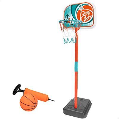 COLORBABY Draagbare buitenmand voor kinderen, afmetingen 33 x 29 x 106 cm, met basketbal en mini-opblaaspomp, aanbevolen vanaf 3 jaar, eenvoudige montage, meerkleurig (49537) COLORBABY Draagbare buitenmand voor kinderen, afmetingen 33 x 29 x 106 cm, met basketbal en mini-opblaaspomp, aanbevolen vanaf 3 jaar, eenvoudige montage, meerkleurig (49537)