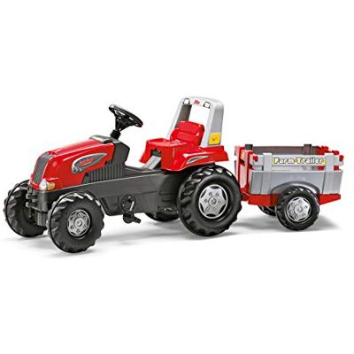ROLLY TOYS 80 026 1 Tractor met pedalen Rollyjunior RT + aanhanger ROLLY TOYS 80 026 1 Tractor met pedalen Rollyjunior RT + aanhanger