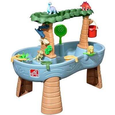 Step2 Dino Showers tafel zand en water dinosaurus speelgoed voor meerdere kinderen activiteit voor de tuin Step2 Dino Showers tafel zand en water dinosaurus speelgoed voor meerdere kinderen activiteit voor de tuin
