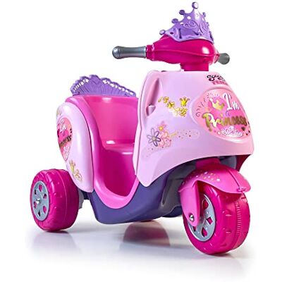 Feber Scooty Little Princess FEB09000 Elektrische step, 6 V, roze + 1 jaar Feber Scooty Little Princess FEB09000 Elektrische step, 6 V, roze + 1 jaar