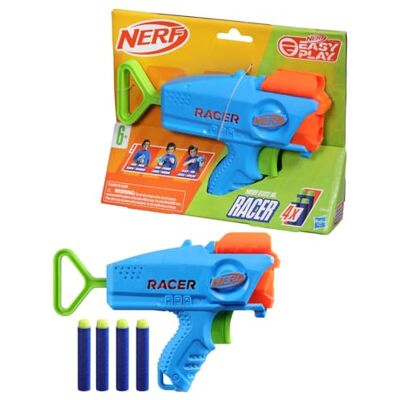 Nerf Elite Junior Racer Easy Play Dart-Blaster Nerf Elite Junior Racer Easy Play Dart-Blaster