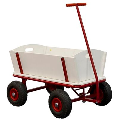 Sunny Billy Tuinwagen, hout, rood, 94 x 61 x 97 cm, max. 100 kg, 4 wielen Sunny Billy Tuinwagen, hout, rood, 94 x 61 x 97 cm, max. 100 kg, 4 wielen