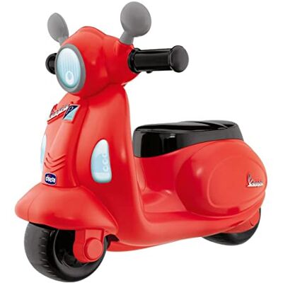 Chicco Vespa Primavera loopfiets 1 tot 3 jaar met elektronisch bedieningspaneel afneembare zijwieltjes rood Chicco Vespa Primavera loopfiets 1 tot 3 jaar met elektronisch bedieningspaneel afneembare zijwieltjes rood