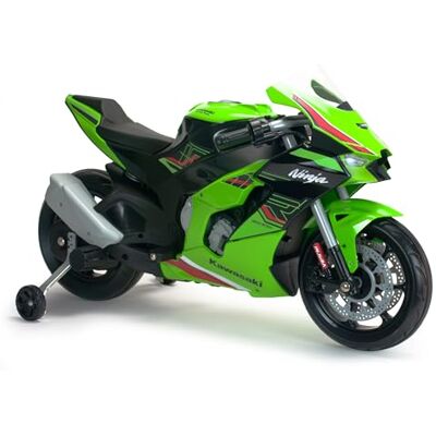INJUSA Kawasaki Ninja Elektrische motorfiets voor kinderen van 3 tot 6 jaar, 12 V, met 2 uur looptijd, geluidslampen, MP3, gashendel, handgreep 6 km/u INJUSA Kawasaki Ninja Elektrische motorfiets voor kinderen van 3 tot 6 jaar, 12 V, met 2 uur looptijd, geluidslampen, MP3, gashendel, handgreep 6 km/u