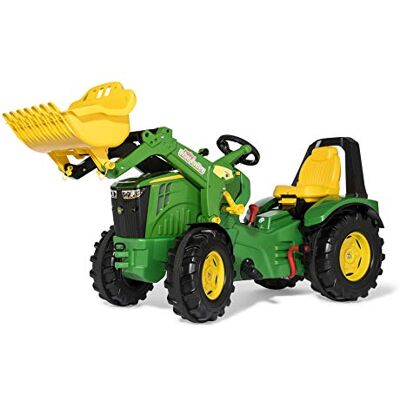 ROLLY TOYS John Deere RollyX-Trac Premium tractor met RollyTrac oplader (derailleur met 2 versnellingen, handrem, voor kinderen van 3 tot 10 jaar, verstelbare stoel, tractor met stille banden) 651078 ROLLY TOYS John Deere RollyX-Trac Premium tractor met RollyTrac oplader (derailleur met 2 versnellingen, handrem, voor kinderen van 3 tot 10 jaar, verstelbare stoel, tractor met stille banden) 651078
