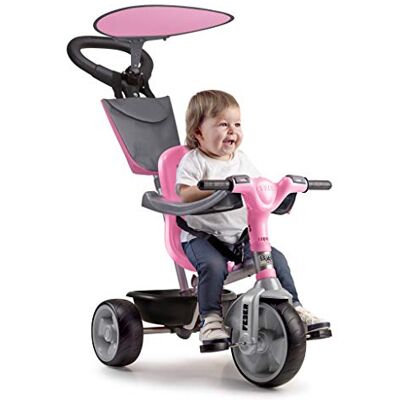 Feber Baby Plus, roze driewieler die muziek en lichten uitstraalt, licht en eenvoudig te bedienen, voor kinderen van 9 maanden tot 3 jaar Feber Baby Plus, roze driewieler die muziek en lichten uitstraalt, licht en eenvoudig te bedienen, voor kinderen van 9 maanden tot 3 jaar