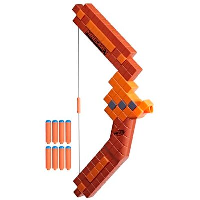 Nerf Minecraft, dartboog, 8 N1 dartpijlen Nerf Minecraft, dartboog, 8 N1 dartpijlen