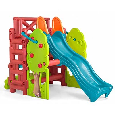 Feber Boshuis Activiteitencentrum met glijbaan voor kinderen van 2 tot 7 jaar (Famosa 800009590) Feber Boshuis Activiteitencentrum met glijbaan voor kinderen van 2 tot 7 jaar (Famosa 800009590)