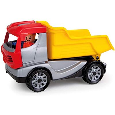 Lena 01620 Truckies Kipper, stabiele bouwplaats van ca. 22 cm, klein speelgoedvoertuig, vrachtwagen met laadbak voor kinderen vanaf 2 jaar, robuuste vrachtwagen met kiepbak voor zandbak, strand en kinderkamer Lena 01620 Truckies Kipper, stabiele bouwplaats van ca. 22 cm, klein speelgoedvoertuig, vrachtwagen met laadbak voor kinderen vanaf 2 jaar, robuuste vrachtwagen met kiepbak voor zandbak, strand en kinderkamer