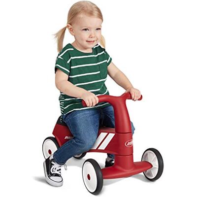 Radio Flyer Scoot About Sport, rijmachine voor kinderen, rijspeelgoed, rood, voor kinderen van 1 tot 3 jaar Radio Flyer Scoot About Sport, rijmachine voor kinderen, rijspeelgoed, rood, voor kinderen van 1 tot 3 jaar