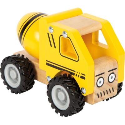 small foot Concrete mixer, houten speelgoedvoertuig voor kinderen, met rubberen wielen, vanaf 18 maanden, 12286 small foot Concrete mixer, houten speelgoedvoertuig voor kinderen, met rubberen wielen, vanaf 18 maanden, 12286