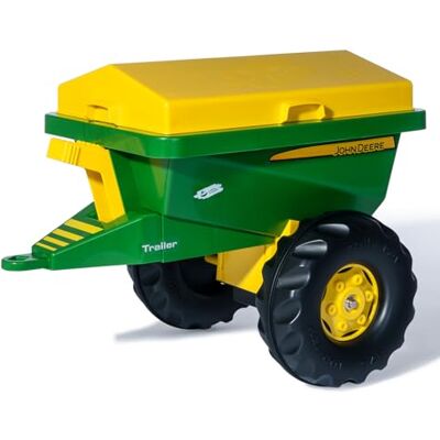 ROLLY TOYS RollyStreumax John Deere 125111 Grote eenassige aanhanger voor kinderen ROLLY TOYS RollyStreumax John Deere 125111 Grote eenassige aanhanger voor kinderen