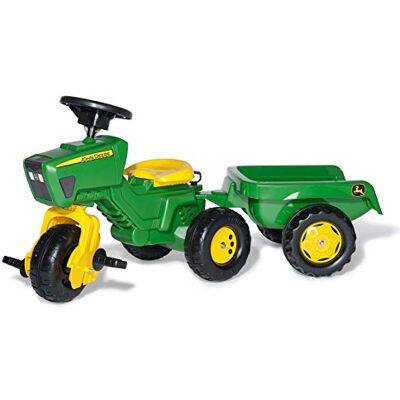 ROLLY TOYS 05 276 9 Driewieler Rollytrac John Deere + aanhanger ROLLY TOYS 05 276 9 Driewieler Rollytrac John Deere + aanhanger