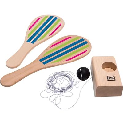 BS Toys GA377 Rubber Tennis van hout BS Toys GA377 Rubber Tennis van hout