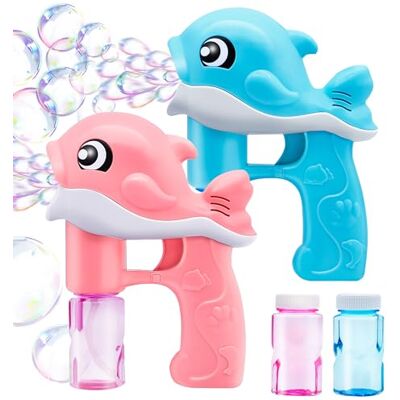 JOYIN 2 bellenblaaspistolen walvis automatische bellenblaasmachine voor kinderen, feestgeschenken, zomerspeelgoed, verjaardag, buiten- en binnenactiviteiten, Pasen JOYIN 2 bellenblaaspistolen walvis automatische bellenblaasmachine voor kinderen, feestgeschenken, zomerspeelgoed, verjaardag, buiten- en binnenactiviteiten, Pasen