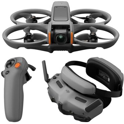 DJI Bundle Fly More Avata 2 (enkele batterij), FPV-drone met 4K-camera, geïntegreerde propellerbescherming, flip tonneau met één knop, bril 3 en RC Motion 3 inbegrepen, drone camera voor POV-inhoud DJI Bundle Fly More Avata 2 (enkele batterij), FPV-drone met 4K-camera, geïntegreerde propellerbescherming, flip tonneau met één knop, bril 3 en RC Motion 3 inbegrepen, drone camera voor POV-inhoud