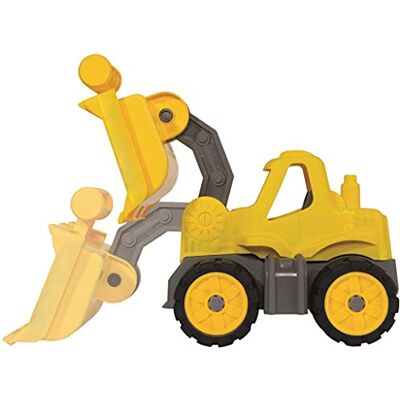 BIG Power-Worker Mini-wiellader, geschikt als zandspeelgoed en voor kinderkamer, banden van zacht materiaal, perfect voor onderweg, voor kinderen vanaf 2 jaar BIG Power-Worker Mini-wiellader, geschikt als zandspeelgoed en voor kinderkamer, banden van zacht materiaal, perfect voor onderweg, voor kinderen vanaf 2 jaar