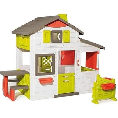 Smoby 810203 Maison neo vriendenhuis Tuinhuis voor kinderen Aanpasbaar met accessoires Inclusief bel Smoby 810203 Maison neo vriendenhuis Tuinhuis voor kinderen Aanpasbaar met accessoires Inclusief bel