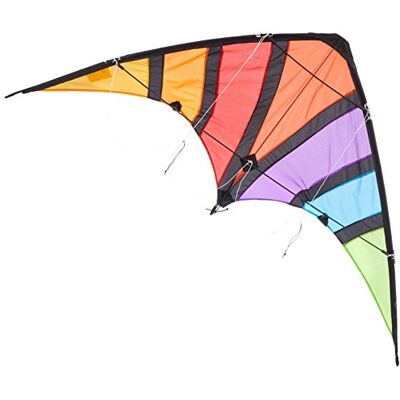 GÜNTHER FLUGSPIELE Paul Günther 1088 Top Loop 130 sport-vlieger, beginners, polyester ripstop-vlieger, met stuurspoelen en touw, afmetingen ca. 130 x 69 cm GÜNTHER FLUGSPIELE Paul Günther 1088 Top Loop 130 sport-vlieger, beginners, polyester ripstop-vlieger, met stuurspoelen en touw, afmetingen ca. 130 x 69 cm