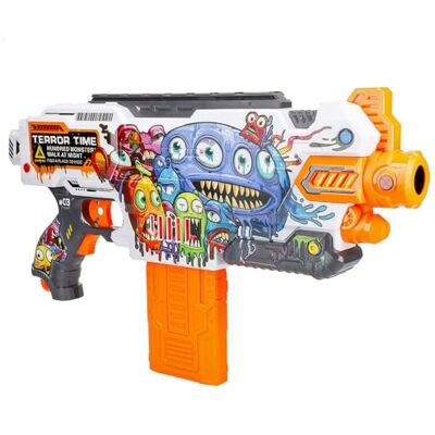 COLORBABY 47749 V-Zon Dartpistool, 43 cm, 24 ballen van schuimrubber, licht en groot bereik, monsterdesign, speelgoedmachinegeweer, launcher, speelgoed voor kinderen van 8 jaar, kinderpistolen COLORBABY 47749 V-Zon Dartpistool, 43 cm, 24 ballen van schuimrubber, licht en groot bereik, monsterdesign, speelgoedmachinegeweer, launcher, speelgoed voor kinderen van 8 jaar, kinderpistolen
