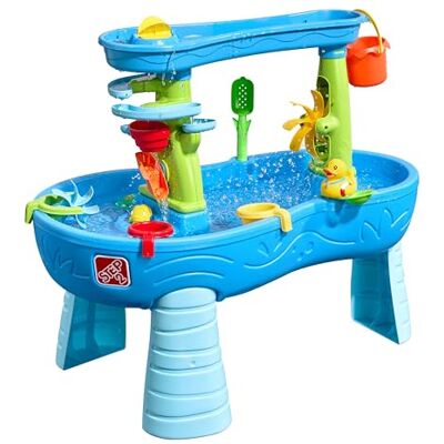 Step2 Double Showers Splashs Zand en Water Tafel Twee Niveaus Voor Meerdere Kinderen Voor De Tuin Step2 Double Showers Splashs Zand en Water Tafel Twee Niveaus Voor Meerdere Kinderen Voor De Tuin