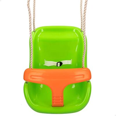 COLORBABY 54126, tuinschommel voor buiten, babyschommel vanaf 10 maanden, afmetingen 37 x 42,5 x 50 cm, max. capaciteit 70 kg, schommel voor kinderen, outdoor, tuinspellen COLORBABY 54126, tuinschommel voor buiten, babyschommel vanaf 10 maanden, afmetingen 37 x 42,5 x 50 cm, max. capaciteit 70 kg, schommel voor kinderen, outdoor, tuinspellen