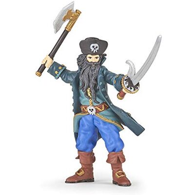 Papo Piratenfiguur – zwarte baard, legendarische piraat, speelgoed voor kinderen vanaf 3 jaar – onderdompeling in piraterijavonturen en maritieme verhalen Papo Piratenfiguur – zwarte baard, legendarische piraat, speelgoed voor kinderen vanaf 3 jaar – onderdompeling in piraterijavonturen en maritieme verhalen