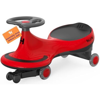 Hurtle Wiggle Drift Kinderdrager zonder batterijen – auto met wielen met draaibeweging, binnen en buiten, ontwikkeling van de motoriek Hurtle Wiggle Drift Kinderdrager zonder batterijen – auto met wielen met draaibeweging, binnen en buiten, ontwikkeling van de motoriek