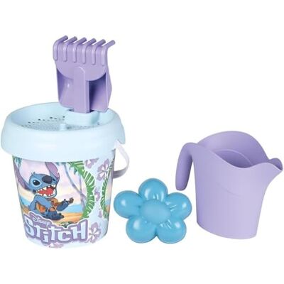 Smoby Stitch Emmer gevuld met gieter – zeef, hark, schep, gieter zandvorm – vanaf 18 maanden – gemaakt in Frankrijk Smoby Stitch Emmer gevuld met gieter – zeef, hark, schep, gieter zandvorm – vanaf 18 maanden – gemaakt in Frankrijk