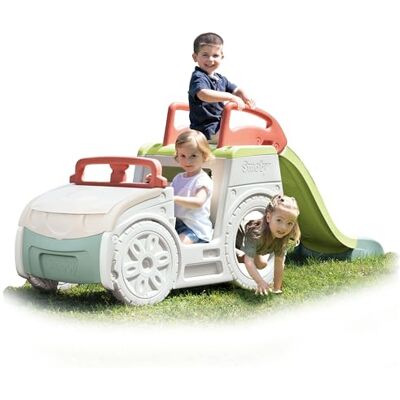 Smoby Life Adventure Car Mutli-Activiteitenauto 3 activiteiten Rijstation, glijbaan, zandbak gerecycled materiaal vanaf 18 maanden gemaakt in Frankrijk Smoby Life Adventure Car Mutli-Activiteitenauto 3 activiteiten Rijstation, glijbaan, zandbak gerecycled materiaal vanaf 18 maanden gemaakt in Frankrijk