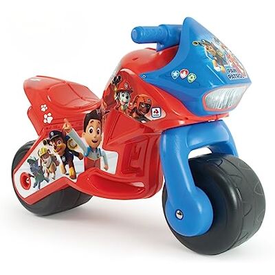 INJUSA Motorfiets Twin Dessert Paw Patrol, kinderen + 18 maanden, permanente decoratie, grote wielen van kunststof, draaggreep, ergonomisch design, kleur rood INJUSA Motorfiets Twin Dessert Paw Patrol, kinderen + 18 maanden, permanente decoratie, grote wielen van kunststof, draaggreep, ergonomisch design, kleur rood