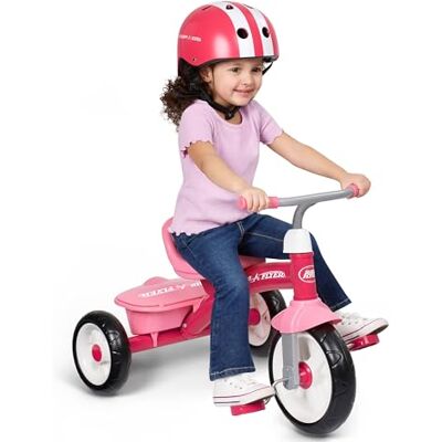 Radio Flyer Rider roze driewieler voor kinderen van 2,5 tot 5 jaar Radio Flyer Rider roze driewieler voor kinderen van 2,5 tot 5 jaar