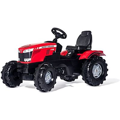 ROLLY TOYS Massey Ferguson 8650 tractor (rood) Open kap en verstelbare zitting Antislip pedalen en robuuste vooras Vanaf 3 jaar Modelnummer: 60/115/8 ROLLY TOYS Massey Ferguson 8650 tractor (rood) Open kap en verstelbare zitting Antislip pedalen en robuuste vooras Vanaf 3 jaar Modelnummer: 60/115/8