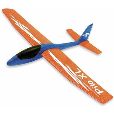 Jamara Pilo XL schuimrubber geleider EPP Tragvlak oranje rumpf blauw Jamara Pilo XL schuimrubber geleider EPP Tragvlak oranje rumpf blauw