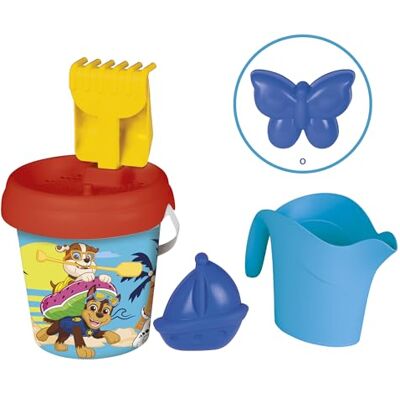 Smoby Paw Patrol – emmer gevuld met gieter – zeef, hark, schep, gieter zandvorm – vanaf 18 maanden – gemaakt in Frankrijk Smoby Paw Patrol – emmer gevuld met gieter – zeef, hark, schep, gieter zandvorm – vanaf 18 maanden – gemaakt in Frankrijk