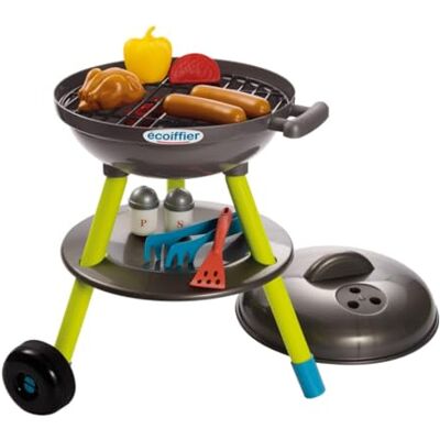 Ecoiffier Toys – 4668 – houtskoolgrill + 16 accessoires – tuingereedschap voor kinderen – vanaf 18 maanden – gemaakt in FranHardlines Ecoiffier Toys – 4668 – houtskoolgrill + 16 accessoires – tuingereedschap voor kinderen – vanaf 18 maanden – gemaakt in FranHardlines