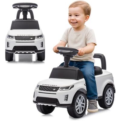 Jamara 464050 Land Rover Discovery 2-in-1 glijbaan voor kinderen, speelgoed, cadeau-idee voor kinderen, voetsteun, kantelbeveiliging, kofferbak, leerwagen Jamara 464050 Land Rover Discovery 2-in-1 glijbaan voor kinderen, speelgoed, cadeau-idee voor kinderen, voetsteun, kantelbeveiliging, kofferbak, leerwagen