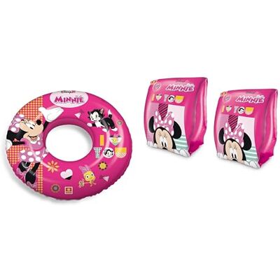 Mondo Toys set armleuningen en donuts voor kinderen, zee, zomer, zwembad (Minnie) Mondo Toys set armleuningen en donuts voor kinderen, zee, zomer, zwembad (Minnie)