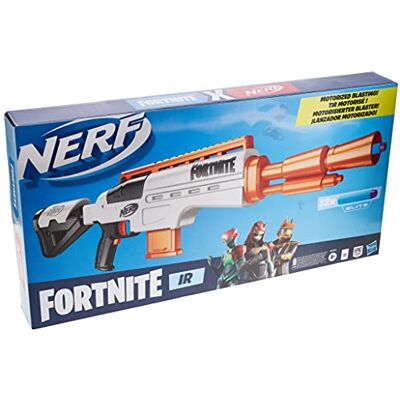 Nerf Fortnite Infrarood gemotoriseerde blaster, replica Fortnite Blaster, afneembare clip met 6 darts, 12 officiële Elite-darts Nerf Fortnite Infrarood gemotoriseerde blaster, replica Fortnite Blaster, afneembare clip met 6 darts, 12 officiële Elite-darts