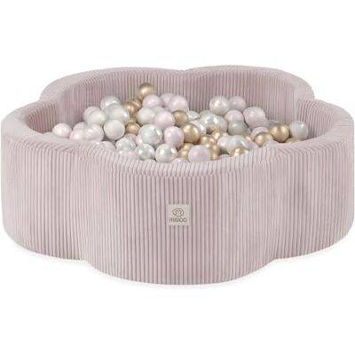 MISIOO Ballenbad voor kinderen, 95 x 30 cm, 400 ballen (6 cm), babyspeelgoed vanaf 1 jaar, perfect voor peuters en plezier MISIOO Ballenbad voor kinderen, 95 x 30 cm, 400 ballen (6 cm), babyspeelgoed vanaf 1 jaar, perfect voor peuters en plezier