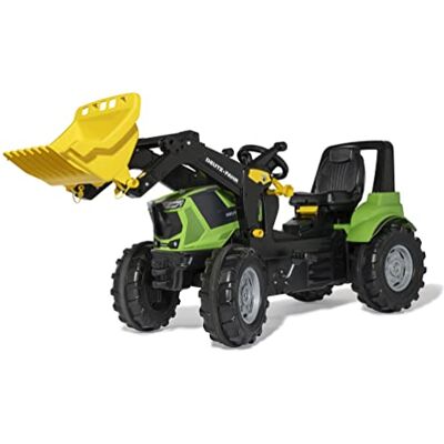 ROLLY TOYS RollyFarmtrac Deutz Agrotron 8280 TTV met RollyTrac oplader van 3 tot 8 jaar, met stille banden, zitting in lengte en hoogte verstelbaar ROLLY TOYS RollyFarmtrac Deutz Agrotron 8280 TTV met RollyTrac oplader van 3 tot 8 jaar, met stille banden, zitting in lengte en hoogte verstelbaar