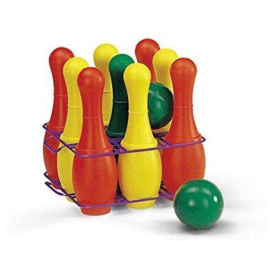 ROLLY TOYS Kegelspel (9-delig kegelspel met 2 ballen, kegelspel, buitenspel) ROLLY TOYS Kegelspel (9-delig kegelspel met 2 ballen, kegelspel, buitenspel)