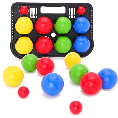 Toyland ® Kleurrijke plastic kegelset 2 bowlingballen, 8 bowlingballen en 1 draagtas Traditioneel buitensportspeelgoed Toyland ® Kleurrijke plastic kegelset 2 bowlingballen, 8 bowlingballen en 1 draagtas Traditioneel buitensportspeelgoed