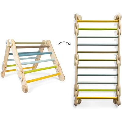 small foot 12625 2-in-1 houten klimrek "Adventure" met 4 adapters, bewegingsspeelgoed, vanaf 2 jaar, 12625 small foot 12625 2-in-1 houten klimrek "Adventure" met 4 adapters, bewegingsspeelgoed, vanaf 2 jaar, 12625