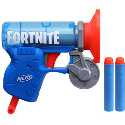 Nerf Fortnite MicroShots Micro Grappler Mini Fortnite Grappler dartpistool, inclusief 2 officiële Elite-darts Nerf Fortnite MicroShots Micro Grappler Mini Fortnite Grappler dartpistool, inclusief 2 officiële Elite-darts