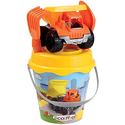 Ecoiffier Jouets 736 emmer gevuld met vrachtwagen 17 cm strandspel voor kinderen vanaf 18 maanden gemaakt in Frankrijk Ecoiffier Jouets 736 emmer gevuld met vrachtwagen 17 cm strandspel voor kinderen vanaf 18 maanden gemaakt in Frankrijk