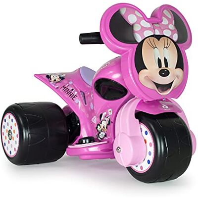 INJUSA Elektrische quad voor kinderen, 1-3 jaar, Minnie Mouse – Mini Quad 6 V – gaspedaal + permanente decoratie + brede wielen + automatische rem + 3 km/u + kleur roze INJUSA Elektrische quad voor kinderen, 1-3 jaar, Minnie Mouse – Mini Quad 6 V – gaspedaal + permanente decoratie + brede wielen + automatische rem + 3 km/u + kleur roze