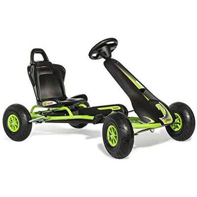 ROLLY TOYS Ferbedo Go AR 8G (kart zwart/groen, geluidsstuurwiel en luchtbanden, vanaf 5 tot 11 jaar) 112005 ROLLY TOYS Ferbedo Go AR 8G (kart zwart/groen, geluidsstuurwiel en luchtbanden, vanaf 5 tot 11 jaar) 112005