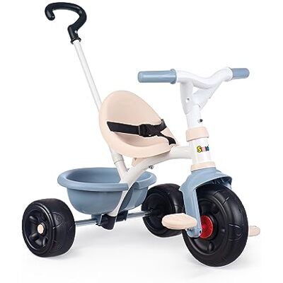 Smoby Be Fun driewieler blauw ouderhengel verstelbaar tot 95 cm en afneembaar veiligheidsgordel vanaf 15 maanden gemaakt in Spanje Smoby Be Fun driewieler blauw ouderhengel verstelbaar tot 95 cm en afneembaar veiligheidsgordel vanaf 15 maanden gemaakt in Spanje